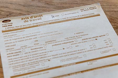 Arrêt de travail 2026